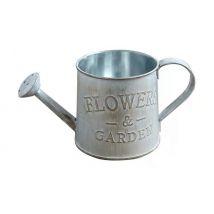 1 or 2 Vintage Style Iron Watering Can Plant Pots - 2 Styles