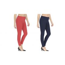 2 or 8-Pack of Colourful Viscose Leggings - 8Colours, 2 Sizes