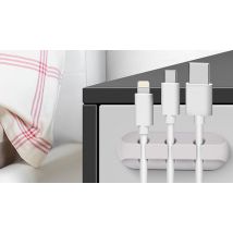1 or 2-Pack of Desk Cable Organisers - 3 or 5 Slots