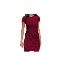 Short-Sleeved Tie-Waist Mini Dress - 3 Colours & Sizes