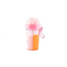 Dual Section Straw Water Tumbler - 5 Colours