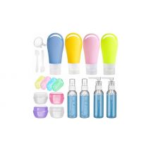21-Piece Travel Toiletry Container Set!
