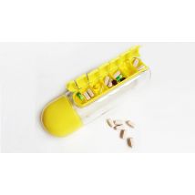 2-in-1 Pill Organiser & 600ml Water Bottle - Colours