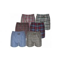 12-Pack of Men's Elasticated Plaid Boxers! - 5 Sizes