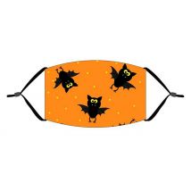 5-Pack of Halloween Cartoon Face Coverings - Kids or Adults