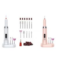 21-Piece Rechargeable Base Electric Nail Drill! - 2 Colours