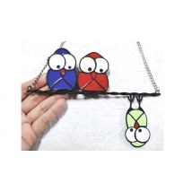 Upside-Down Bird Window Hanging Decoration