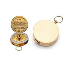 Bronze Pocket Compass - 6 Designs