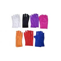 Fingerless UV Blocking Manicure Gloves - 7 Colours
