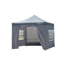 Grey Commercial-Grade 3x3m Gazebo