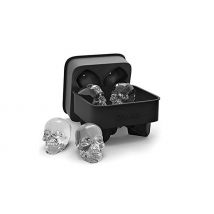 1-2 Pack 3D Silicone Skull-Shape Ice Cube Trays