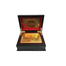 Gold-Plated Playing Cards With Presentation Box - 2 Styles