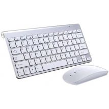 Mini Wireless Keyboard & Mouse - 3 Colours