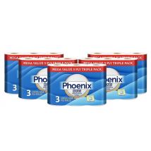 15 Rolls of Phoenix 3-Ply Super-Absorbent Kitchen Roll