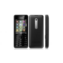 Nokia 301 in Black with Bluetooth & 3.2MP Camera - EE Network