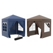 Outsunny 2m Pop-Up Garden Gazebo with Removable Walls  - 2 Colours