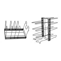 Kitchen Pots & Pans Metal Storage Rack