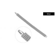 Five Row Bracelet Encrusted with Crystals from Swarovski - 3 Colours, 2 Gift Set Options!