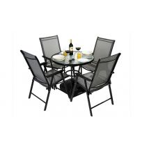 4-Seater Outdoor Bistro Dining Set