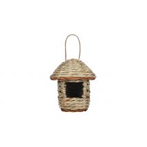 Natural Hay Weaving Decorative Birdhouse - 2 Styles
