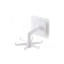 3 or 6-Pack 360° Rotating Folding Hooks - 2 Colours