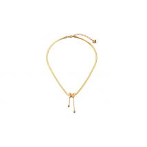 Flat Butterfly Clavicle Necklace
