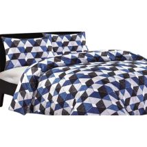 Geometric Multicolour Printed Bedding Set - 4 Sizes