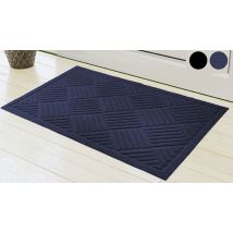 Crosshatch Non-Slip Door Mat - 2 Designs & 3 Colours