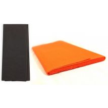 1 or 2 Sheets of Halloween Decoration Crepe Paper - 2 Colours