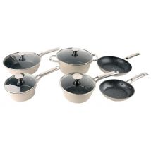 Alivio 10-Piece Aluminium Alloy Cookware Set - Compatible with All Cooktops!