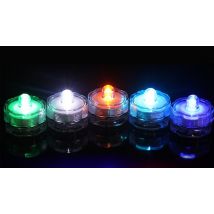 12-Pack of Colour-Changing LED Tealight Candles - 5 Colours