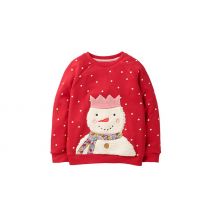 Kids' Polka Dot Snowman Sweater - 5 Sizes