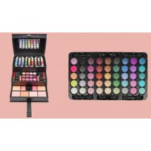 82-Piece Tiered Black Beauty Zmile Cosmetics Case