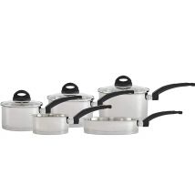 Tower Level Induction Frying Pan and Saucepan Set