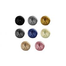Round Crushed Velvet Diamante Cushion - 8 Colours & 2 Sizes!