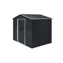 Outsunny 7.7ft Steel Sliding Door Garden Shed