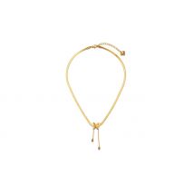 Butterfly Flat Snake-Chain Necklace