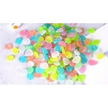50-1000 Glow-In-The-Dark Pebbles - 8 Colours