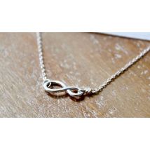 Sterling Silver Infinity Earrings or Necklace