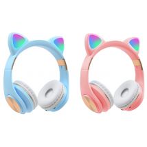 LED Cat Ear Wireless Headphones - 10 Designs