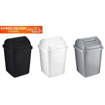 ZOOM 5L Plastic Swing Top Bin - 3 Colours