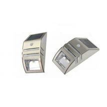 Stainless Steel Solar Wall Sensor Light - Buy 1, 2, 3 or 4!