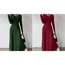Women's Knit Maxi Dress - 5 Colours, 4 Sizes!