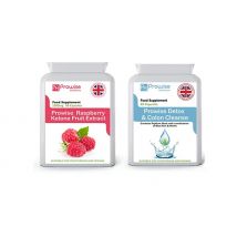 1-Month Supply of Prowise Raspberry Ketones & Colon Cleanse Detox Supplements