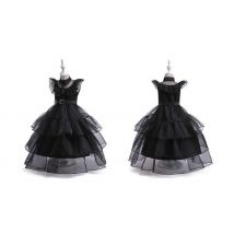 Wednesday Addams Inspired Black Princess  Dress