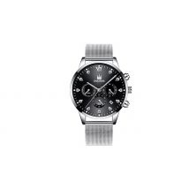 Unisex Minimalist Silver Mesh Watch - 2 Colours