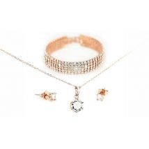 Stellar 4-Piece Jewellery Set with Swarovski Crystals - 2 Colours