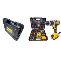118-Piece Ultimate DIY Tool Kit with 21v Cordless Combi Drill