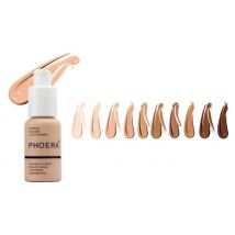 1 or 2-Pack of Phoera Flawless Matte Liquid Foundation - 10 Colours