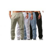 Comfy Cotton Elastic Casual Trousers! - 7 Colours & 5 Sizes